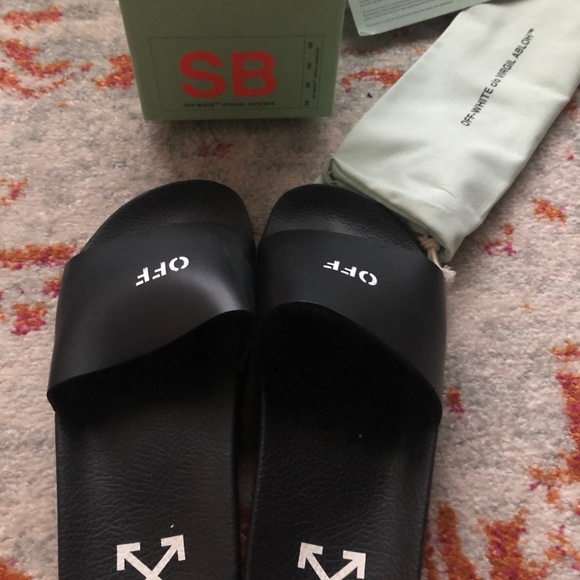 off white stamp slides